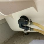 新しいお風呂アダプター　配管接続　取付　水漏れ修理　