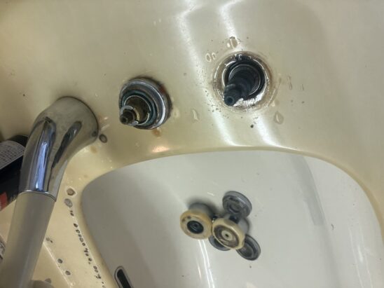 3穴　サーモスタット付きシャワー水栓