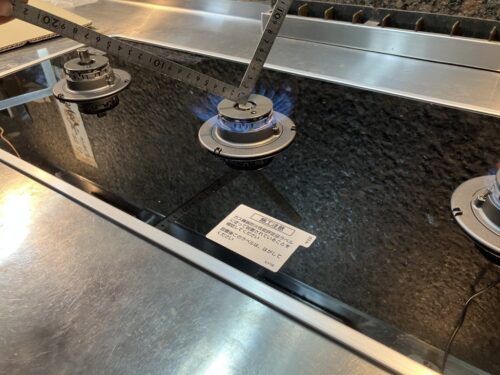 ガステーブル　特注台　加工