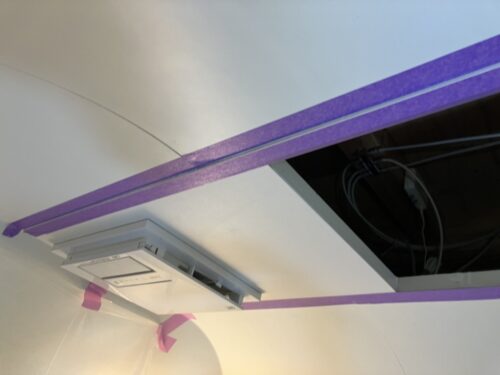 浴室の点検口移動　暖房乾燥機